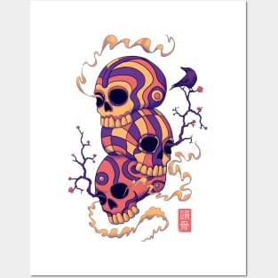 Colorful Skulls Posters and Art